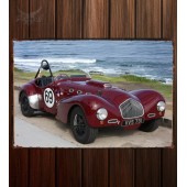 Металлическая табличка Allard K2 Roadster Race Car